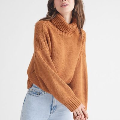 Women 525 America  | Edie: Chunky Turtleneck Pullover