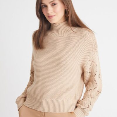 Women 525 America  | Talia: Diamond Stitch Pullover