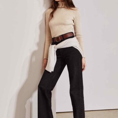 Women 525 America  | The Chloe: Ribbed Knit Turtleneck