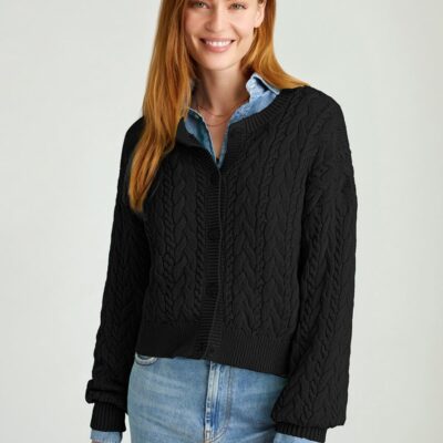 Women 525 America  | Brooke: Cable Cardigan