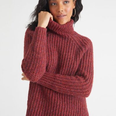 Women 525 America  | Stella: Shaker Turtleneck Sweater