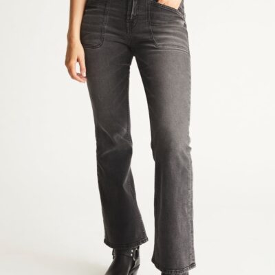 Women 525 America  | Embroidered-Pocket Bootcut Jeans Parker Wash